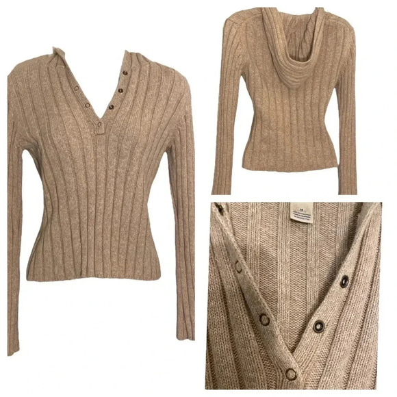 Old Navy Tan V-Neck Sweater - Picture 8 of 8